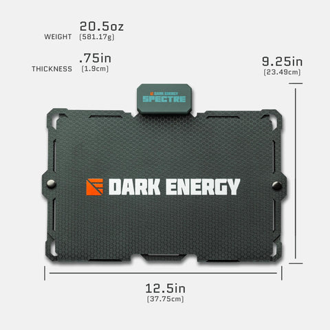 Spectre 18W Solar Panel – Dark Energy
